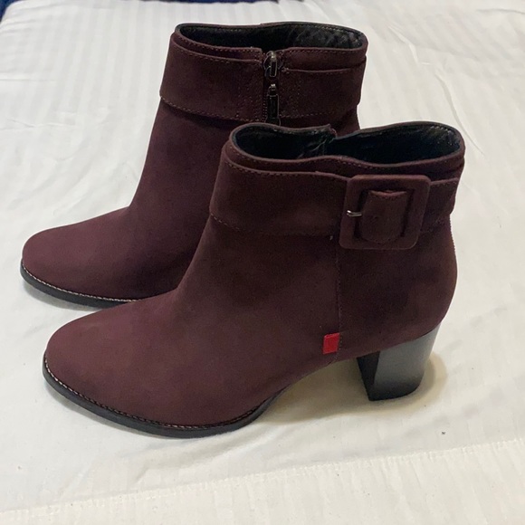 Shoes - Marc Joseph New York Women's Leather Ankle Boots with Buckle Detail